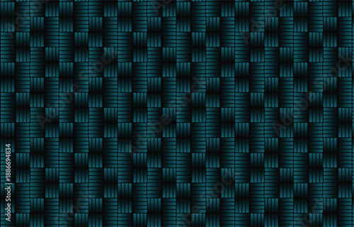 Dark teal woven textile pattern