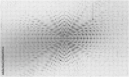 Halftone gradient effect with dense dot pattern