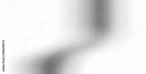 Halftone pattern with gradient effect on a colored background