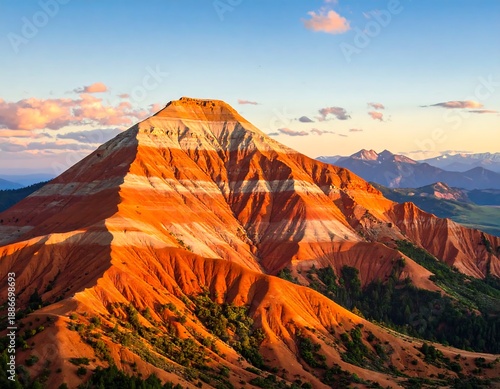 Wallpaper Mural Striking Layers of Capitol Peak in Colorado at Sunset. Torontodigital.ca