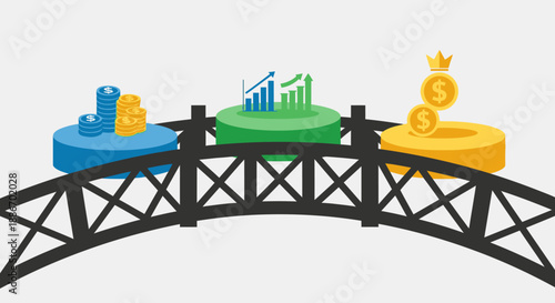 Business Growth Financial Success.