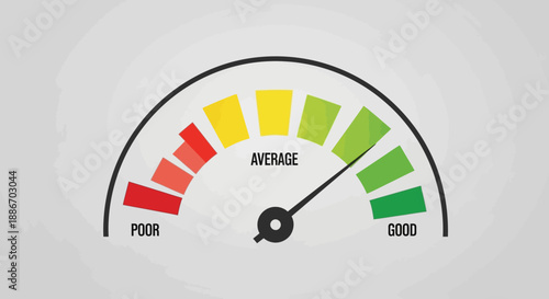 Risk Level Meter Average.