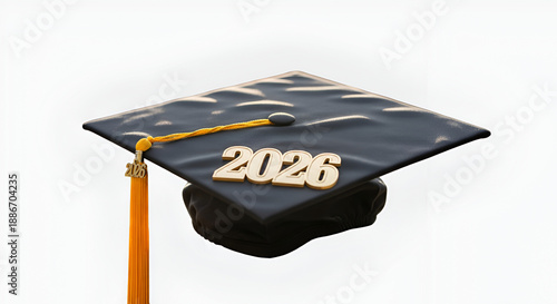 Wallpaper Mural Graduation cap with 2026 gold tassel and mortarboard Torontodigital.ca