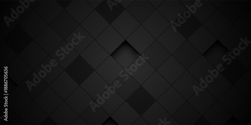 Black checkered background texture abstract. Clip art.