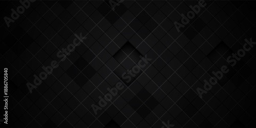 Black checkered background texture abstract. Clip art.