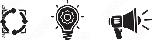 Rebranding Brand Strategy Icons for Corporate Identity Design