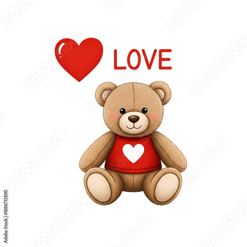 teddy bear with heart
