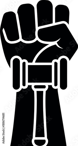 National freedom day justice symbol