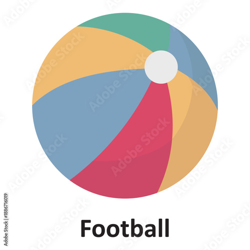 Football Vector icon which can easily modify or edit