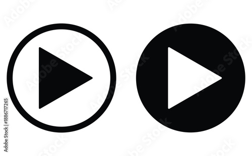Free Download Play Button Media Icon Vector - GFXLoad