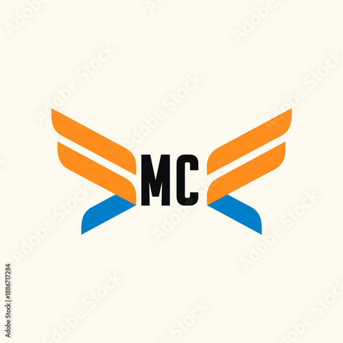 MC Initials Logo Business Template Vector icon