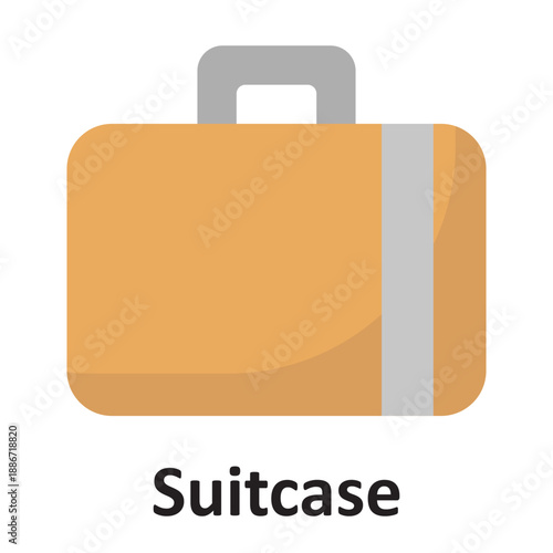 Suitcase Vector icon which can easily modify or edit