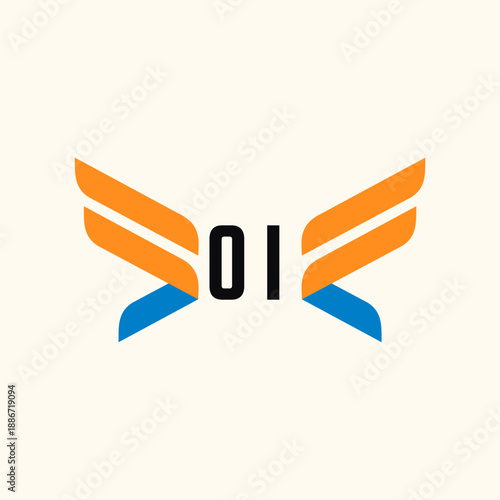 OI Initials Logo Business Template Vector icon
