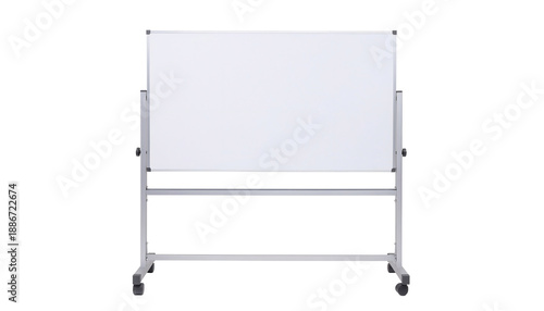 Wallpaper Mural Standing whiteboard on metal frame isolated on transparent background Torontodigital.ca