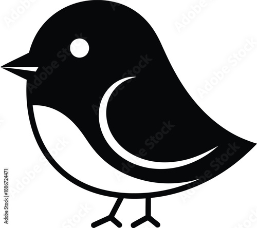 Easter sunday bird illustration for holiday greeting cards and decor