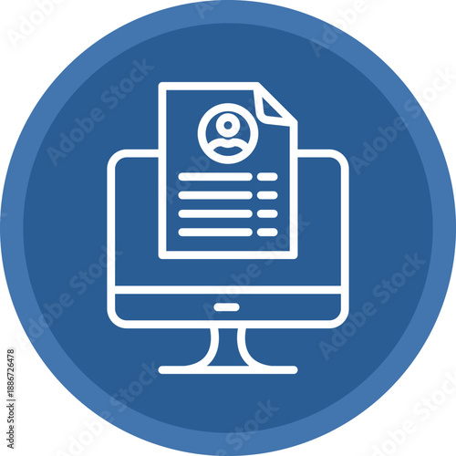 Online Resume Icon