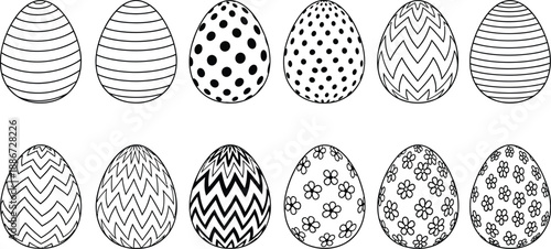 Easter sunday eggs decorating ideas and patterns for holiday celebrations
