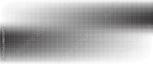 Dotted halftone gradient texture. Fading polka dot background. Repeated dots gradation pattern background. Black vanishing comic pop art overlay backdrop.