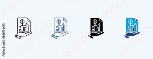 Sales Management Multiple Icon Illustration Vector