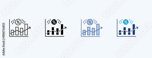 Dividends Multiple Icon Illustration Vector