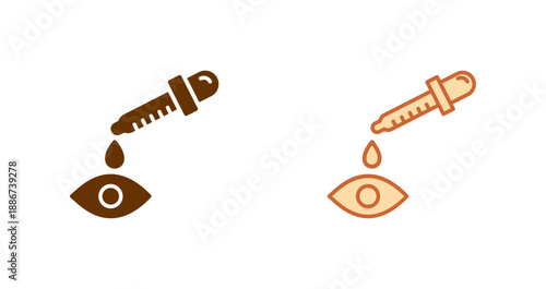 Eye Drop Icon Design
