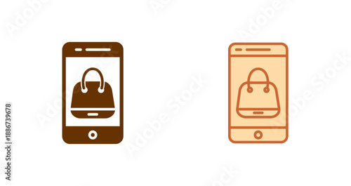 Online Shopping Icon Design