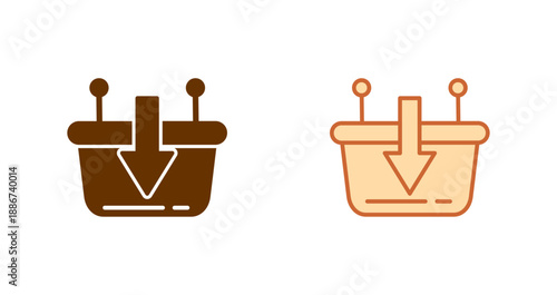 Add To Basket Icon Design