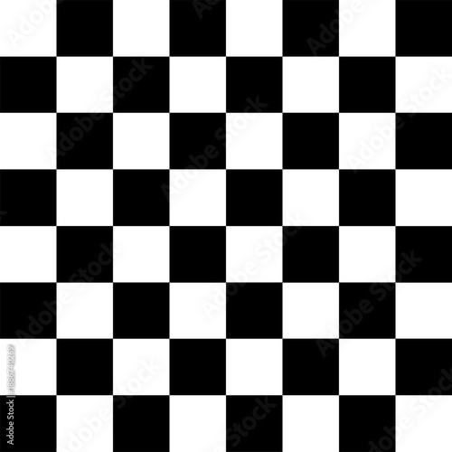 Design black and white chess board. Stock Vector