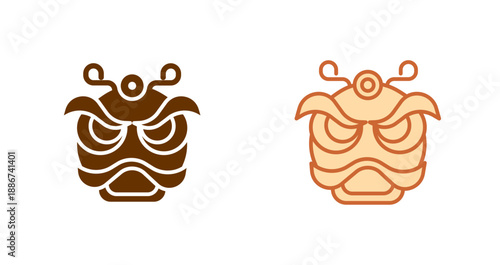 Dragon Dance Icon Design