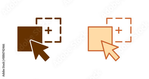 Drag and Drop Icon Design