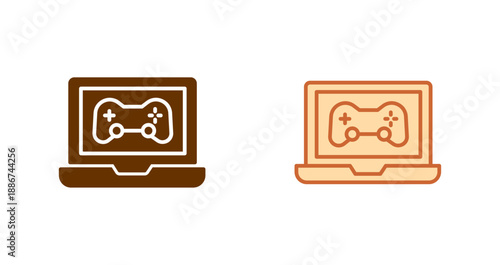 Gaming Laptop Icon Design