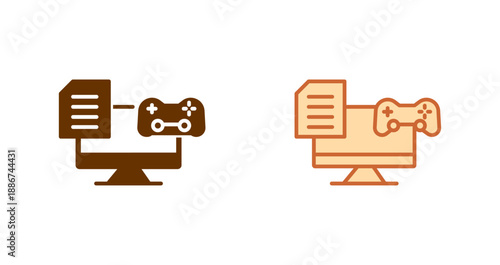 Gaming News Icon Design