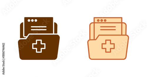 Electronic Records Icon Design