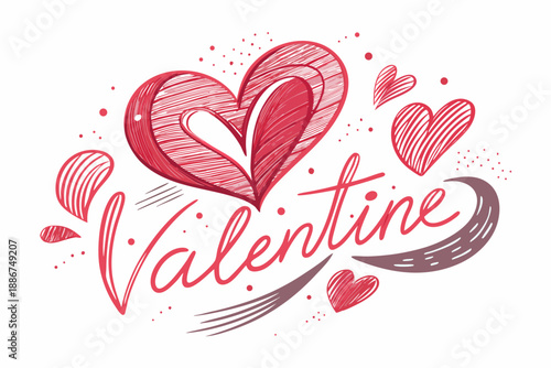 poetic airy valentine sketch