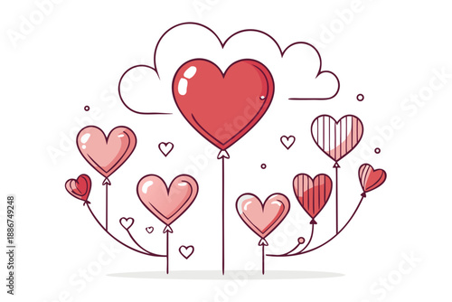 weightless love heart flow element