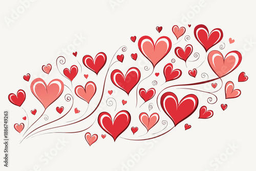 refined artistic valentine heart sketch