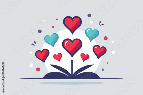 storytelling romance heart accent