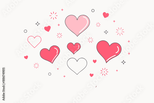 soft weightless love line accent