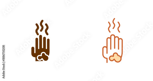 Smelly Hands Icon Design