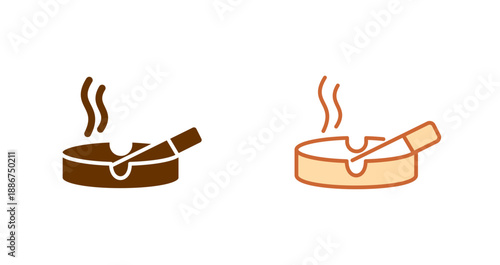 Ashtray Icon Design