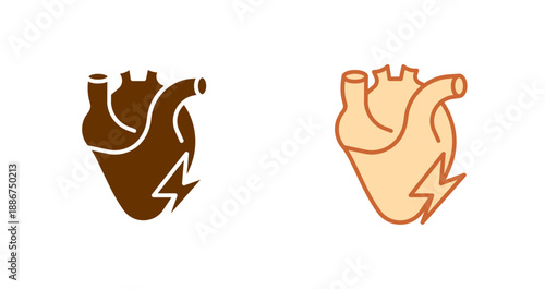 Heart Attack Icon Design