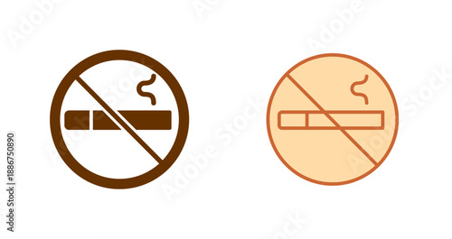 No Tobacco Icon Design