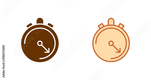 Stop Watch Icon Design