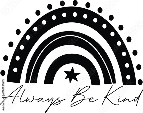 Kindness motivational design, Tshirt design, Vector design, Inspirational design, Be kind design