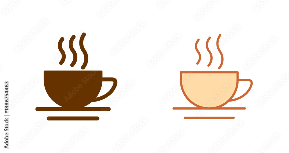 Obraz premium Coffee Cup Icon Design