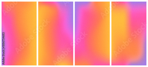 A vibrant background set with grainy effect.