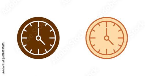 Wall Clock Icon Design