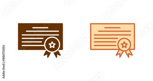 Diploma Icon Design