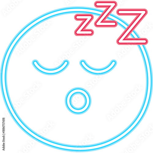 Neon Emoji Doodle Icon