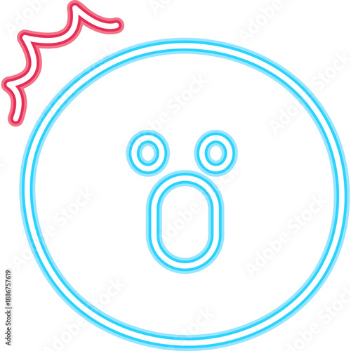 Neon Emoji Doodle Icon